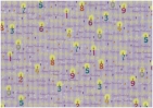 Transparentpapier Party Happy Birthday gestreift mit Zahlen